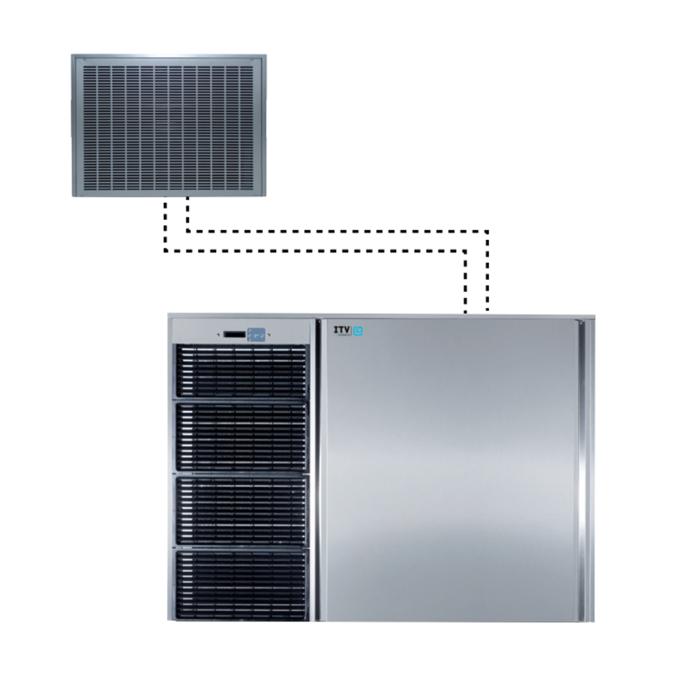 Masina cuburi de gheata profesionala ITV modulara, capacitate 380 kg / zi - 0