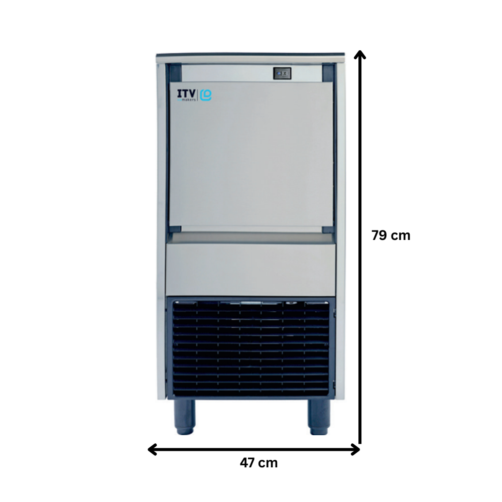 Masina cuburi de gheata profesionala ITV, capacitate 41 kg / zi + pompa drenaj - 5
