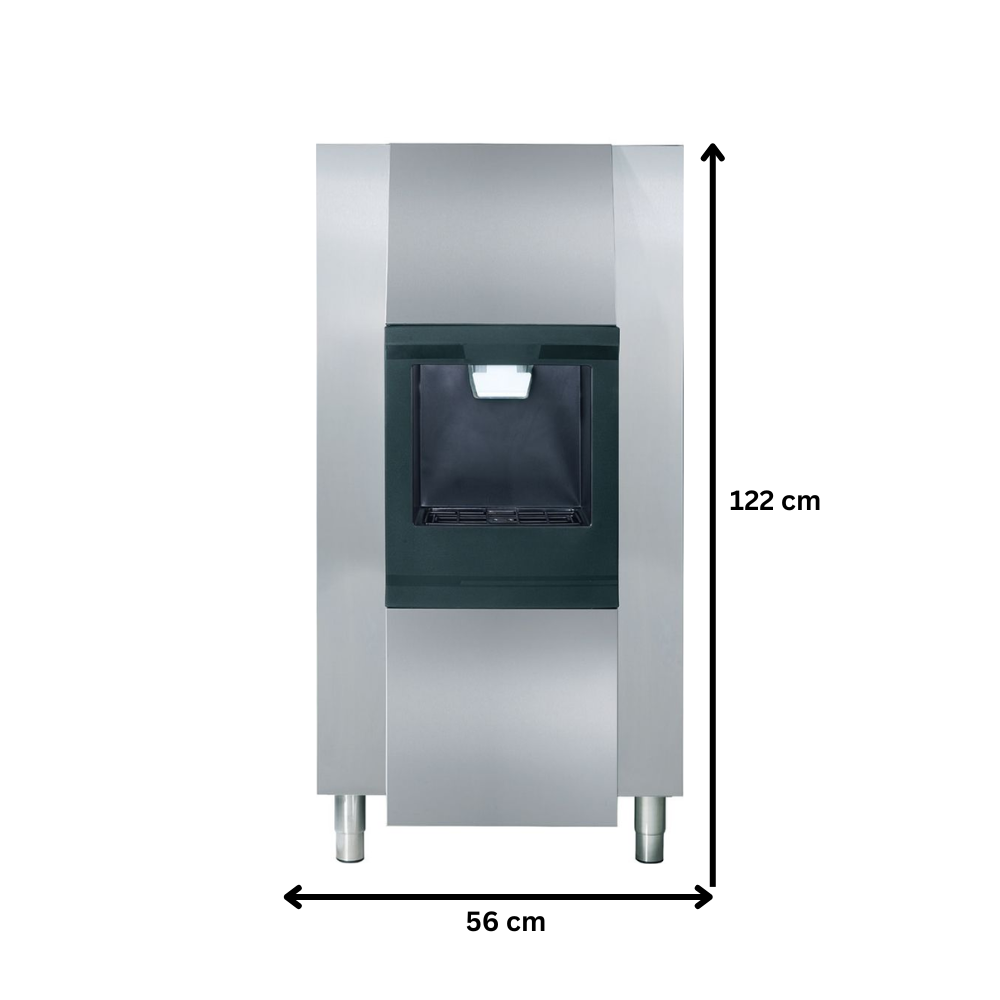 Dispenser cuburi de gheata si apa cu depozit 58 kg - 4