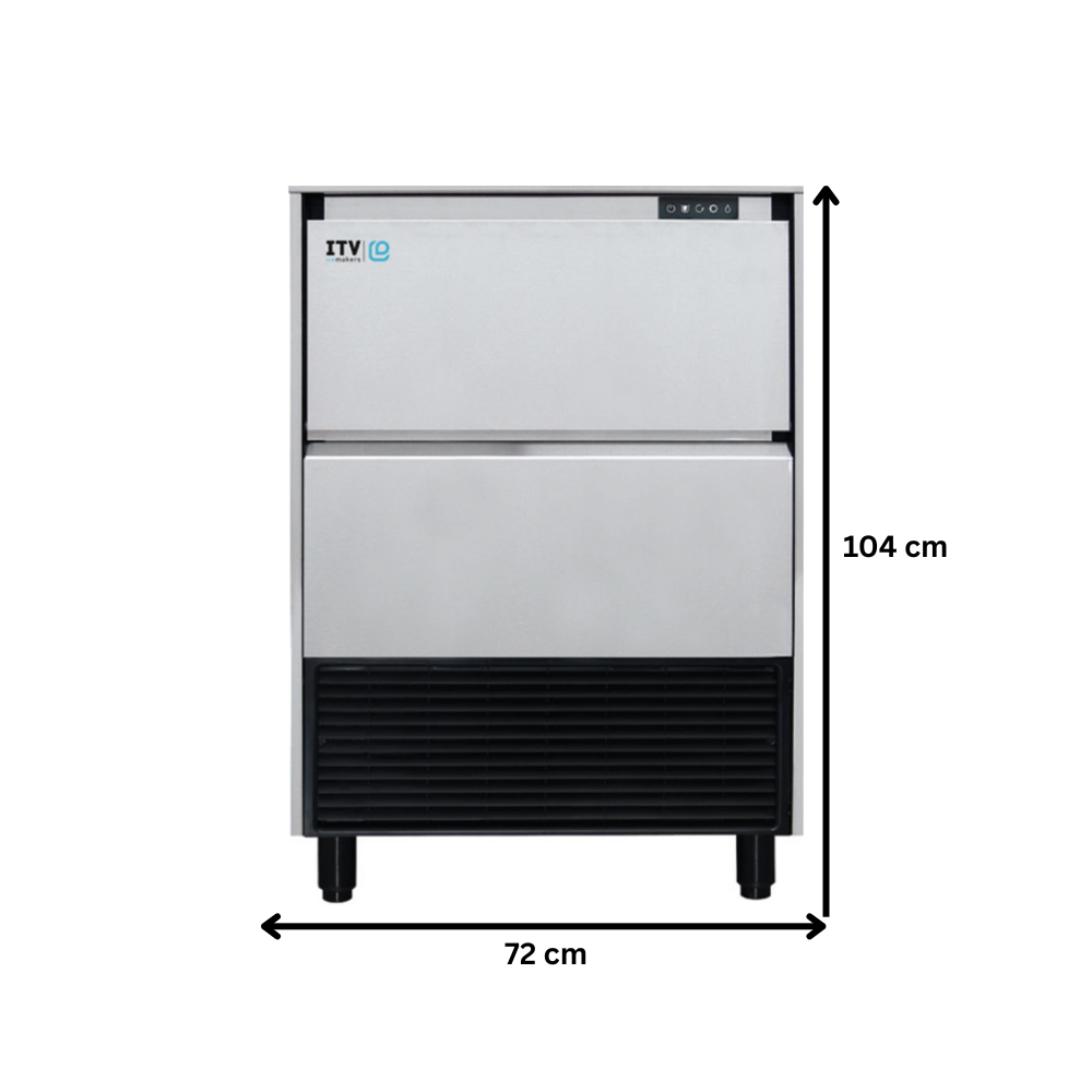 Masina fulgi de gheata grosi profesionala ITV cu depozit, capacitate 240 kg / zi - 3