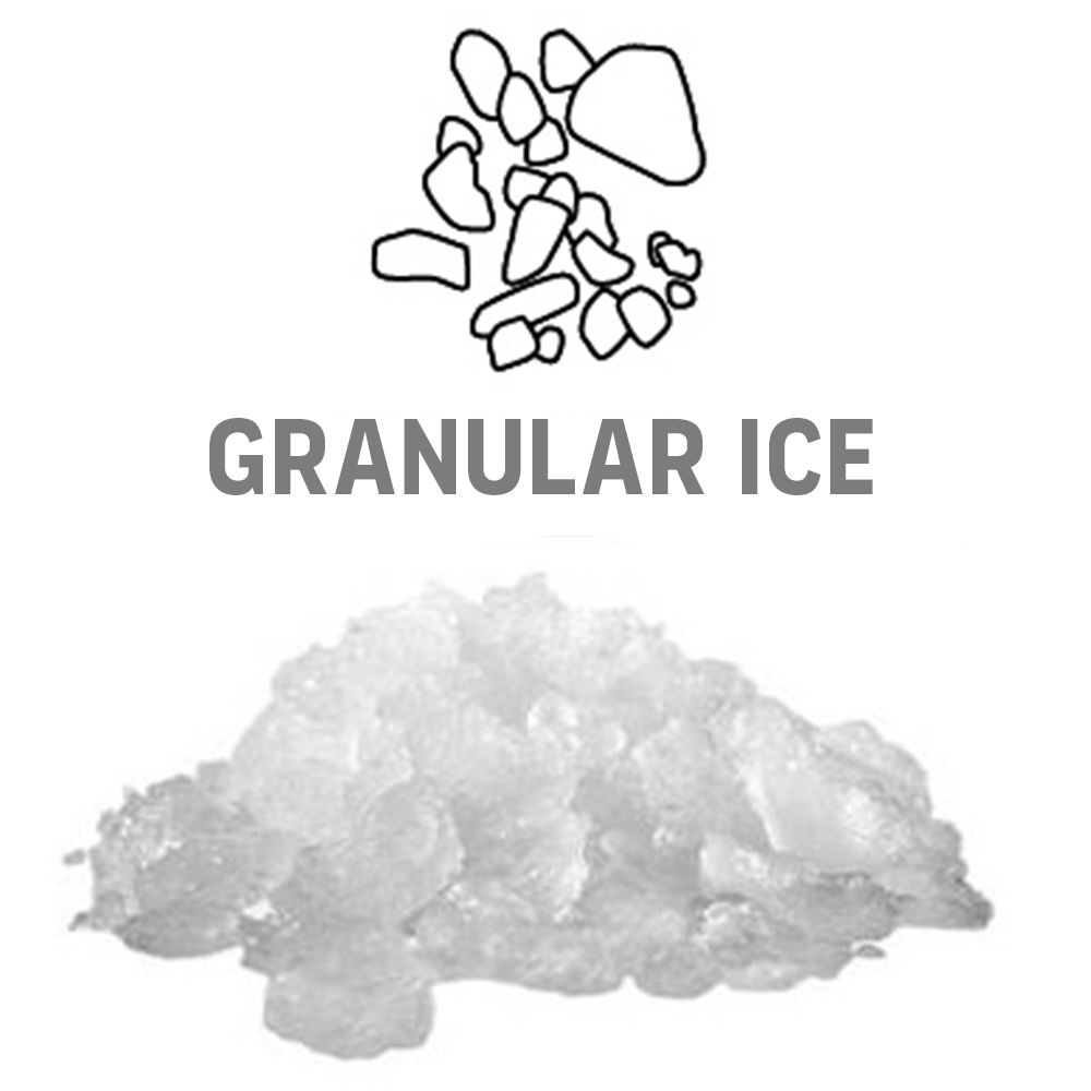 Masina fulgi de gheata granulara profesionala ITV cu depozit, capacitate 182 kg / zi - 1