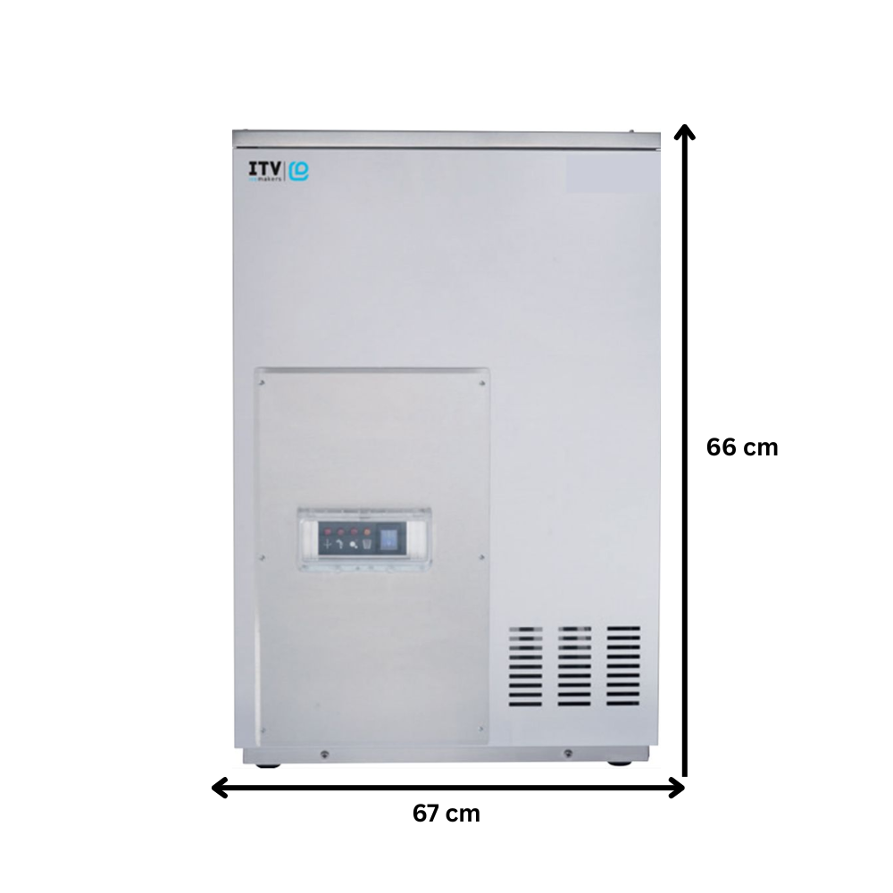 Masina fulgi de gheata granulara profesionala ITV modulara + condensator exterior, capacitate 565 kg / zi - 4