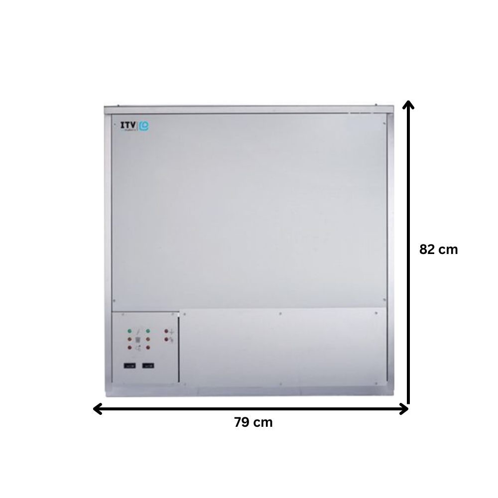 Masina fulgi de gheata granulara profesionala ITV modulara + condensator exterior, capacitate 1121 kg / zi - 4