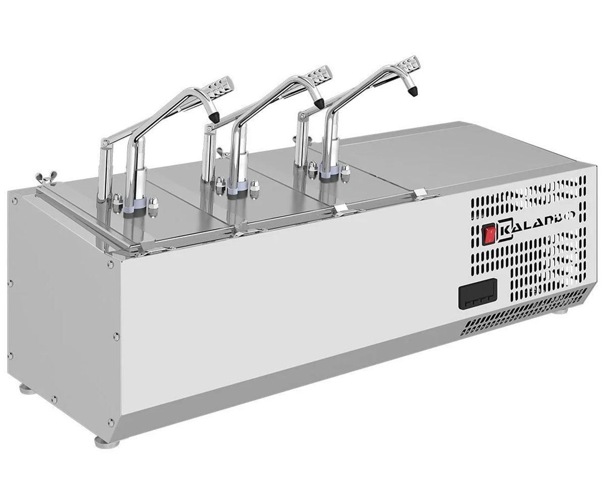 Unitate rece KALANDO dozare sosuri cu 3 pompe dozator si 3 cuve GN 1/4 200 - 3