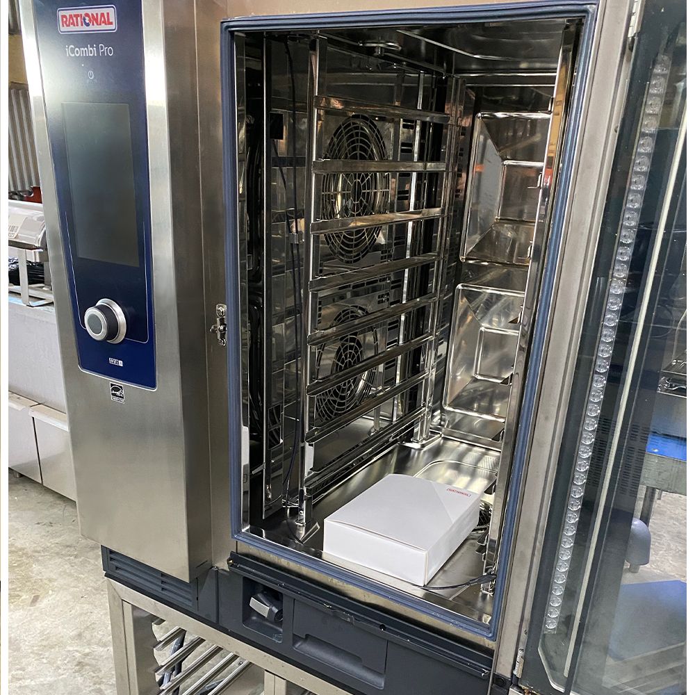 Cuptor profesional RATIONAL iCombi Pro gastro/patiserie, electric cu umidificare automata si boiler, 10 tavi GN1/1 - 7