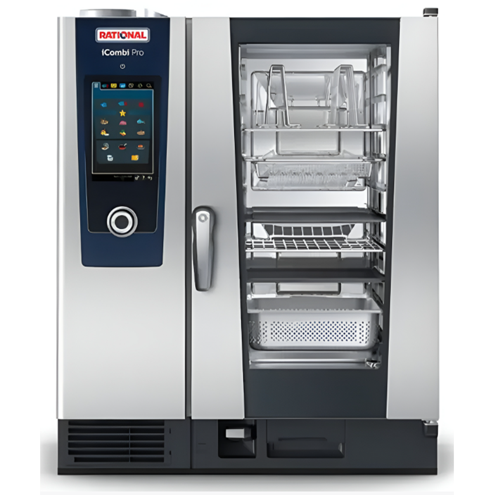 Cuptor profesional RATIONAL iCombi Pro gastro/patiserie, electric cu umidificare automata si boiler, 10 tavi GN1/1 - 0