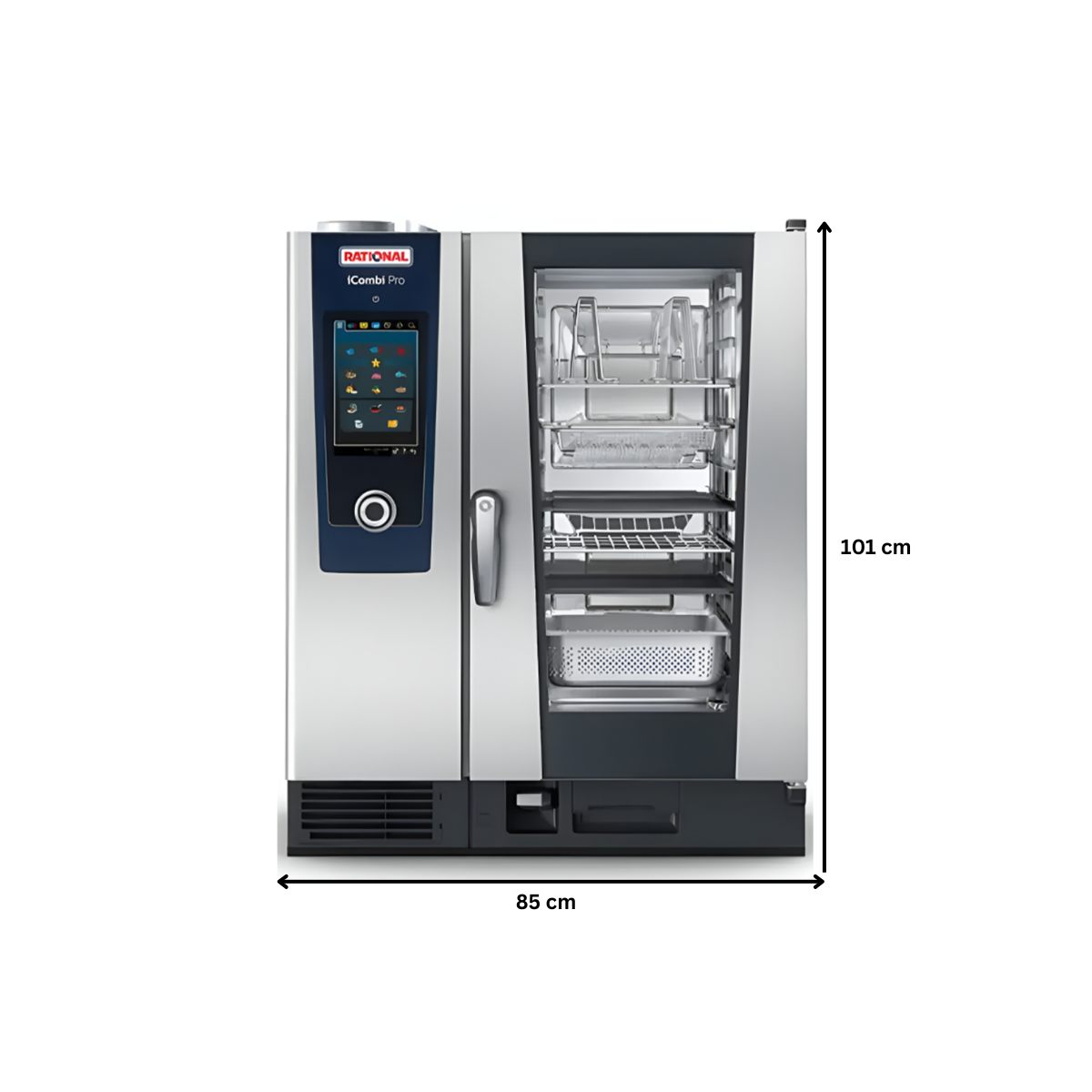 Cuptor profesional RATIONAL iCombi Pro gastro/patiserie, electric cu umidificare automata si boiler, 10 tavi GN1/1 - 8