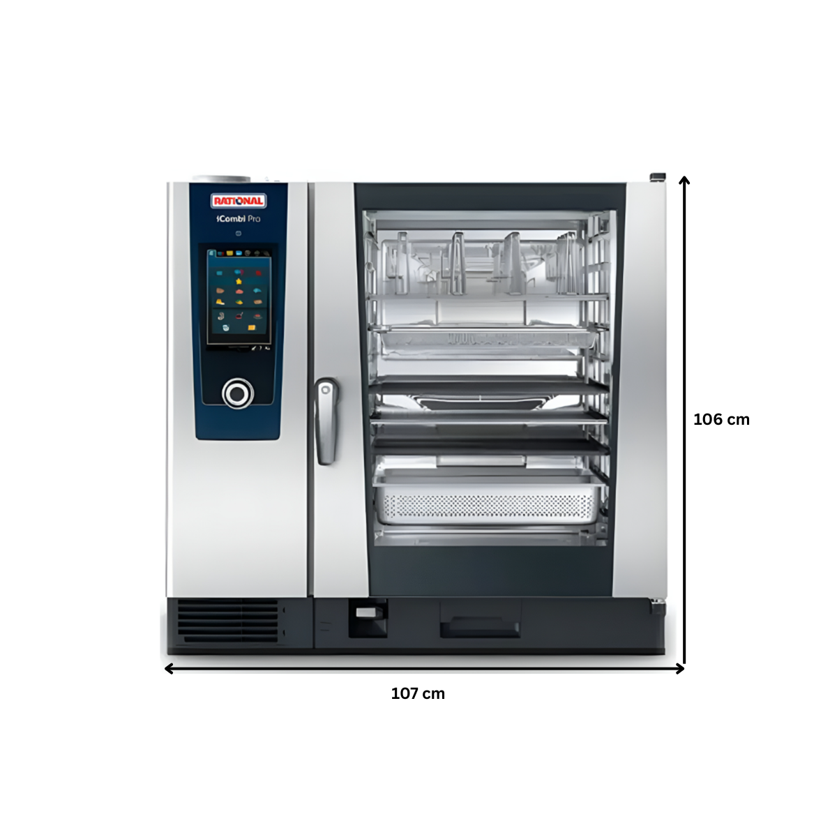 Cuptor profesional RATIONAL iCombi Pro gastro/patiserie, electric cu umidificare automata si boiler, 10 tavi GN2/1 - 7