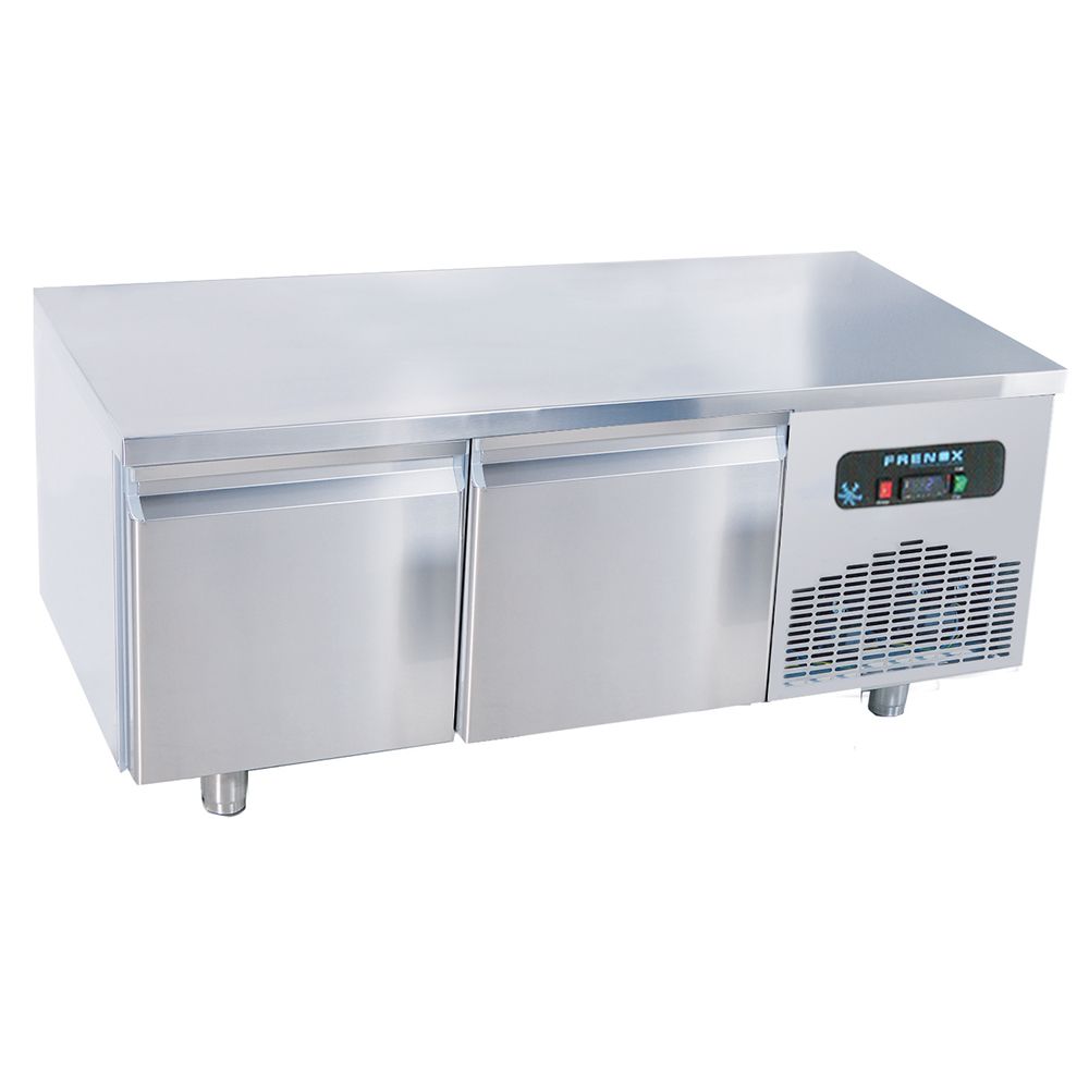 Masa rece FRENOX, profesionala, inox, 2 usi undercounter, 180 lt, 140*70*60 cm - 1
