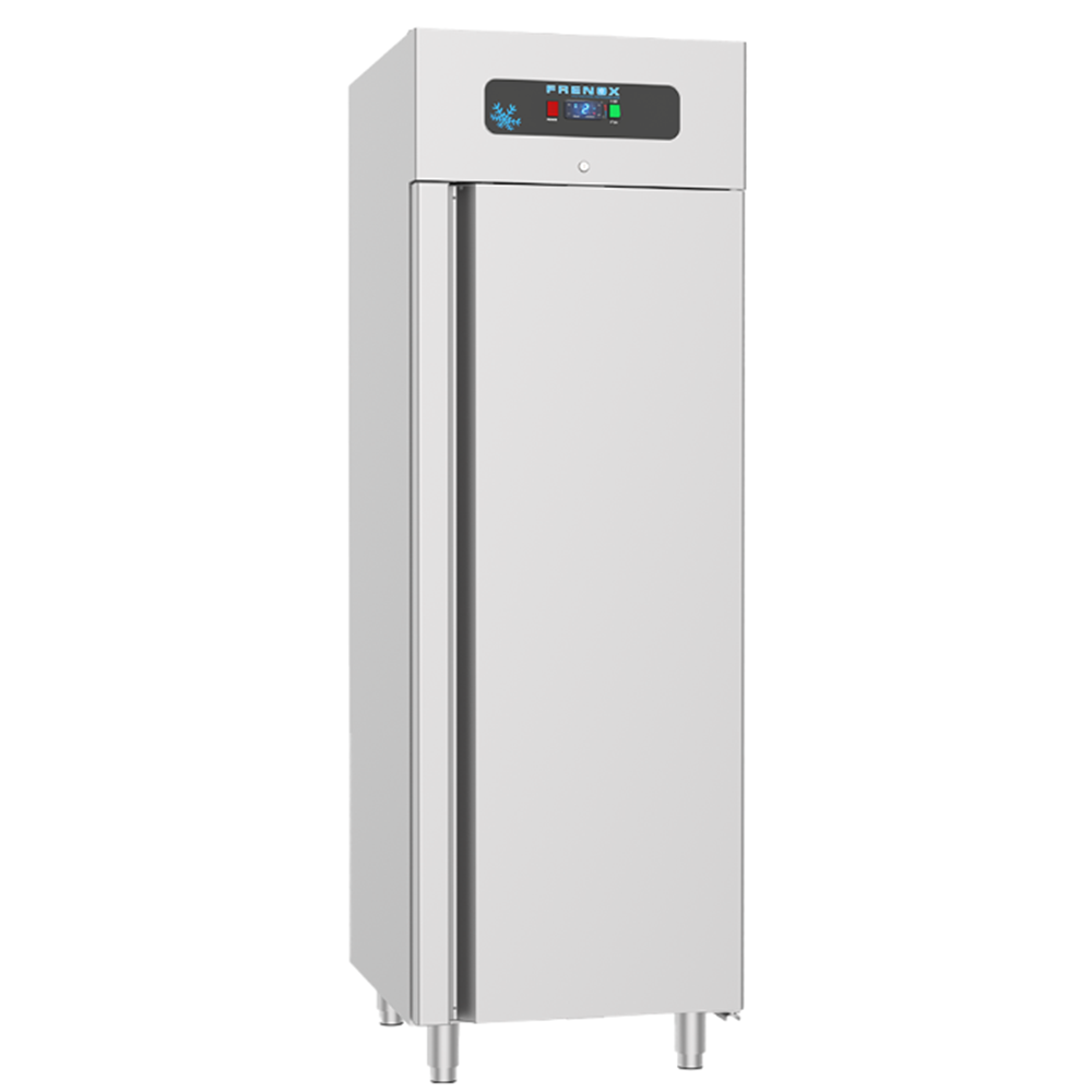 Dulap congelator vertical inox, FRENOX cu 1 usa, Eficienta Energetica, 700 lt - 0