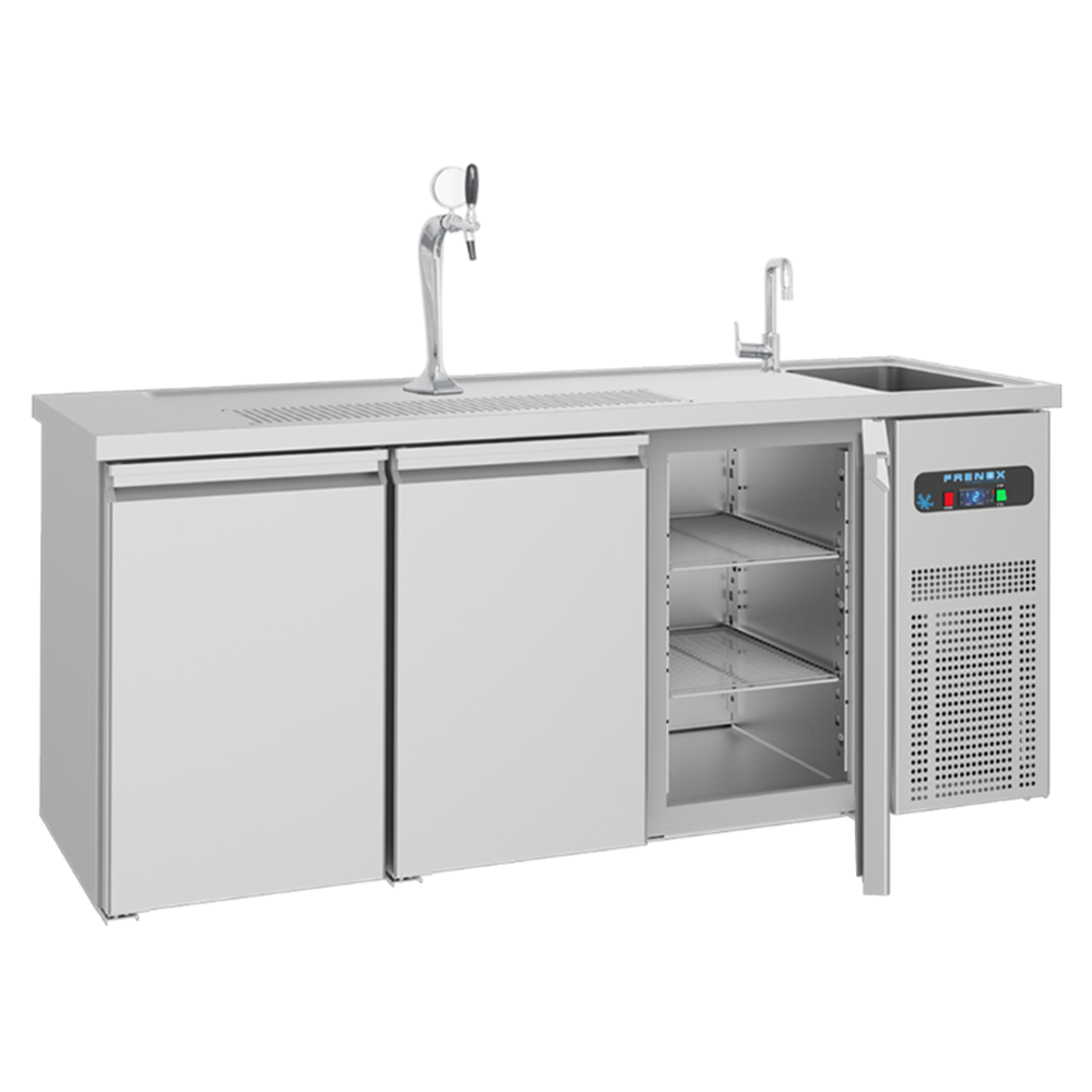 Masa rece FRENOX pentru bere cu 2 usi, butoi si chiuveta - 1