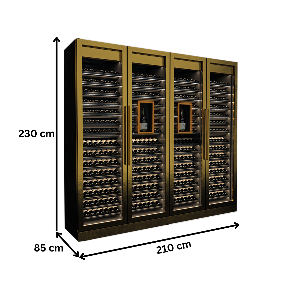 Vitrina frigorifica sticle si delicatese FRENOX, 1000 lt - 2