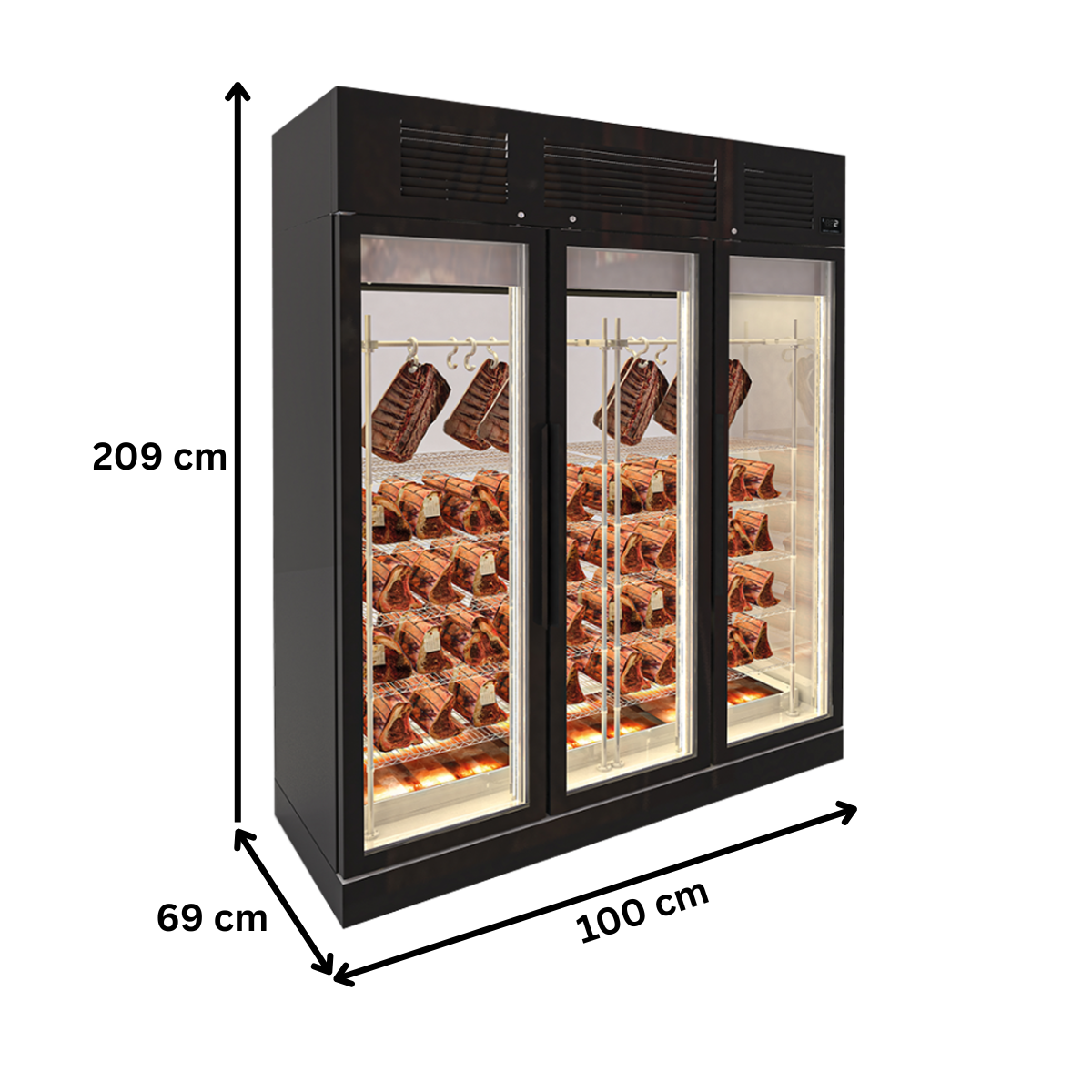 Dulap frigorific vertical maturare carne FRENOX cu 2 usi - 2