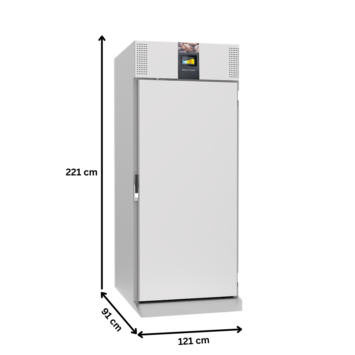 Dulap congelare inox, FRENOX cu 1 usa, pentru patiserie, 56 tavi 40x60, 700 lt - 2