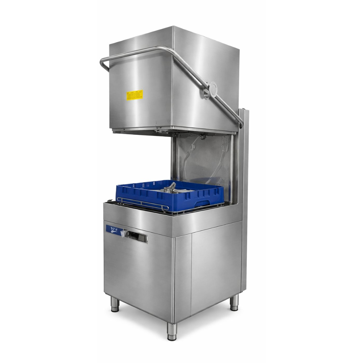 Masina de spalat vase profesionala OZTI cu capota, panou control digital, Inox, capacitate de spalare 1100 farfurii pe ora - 1