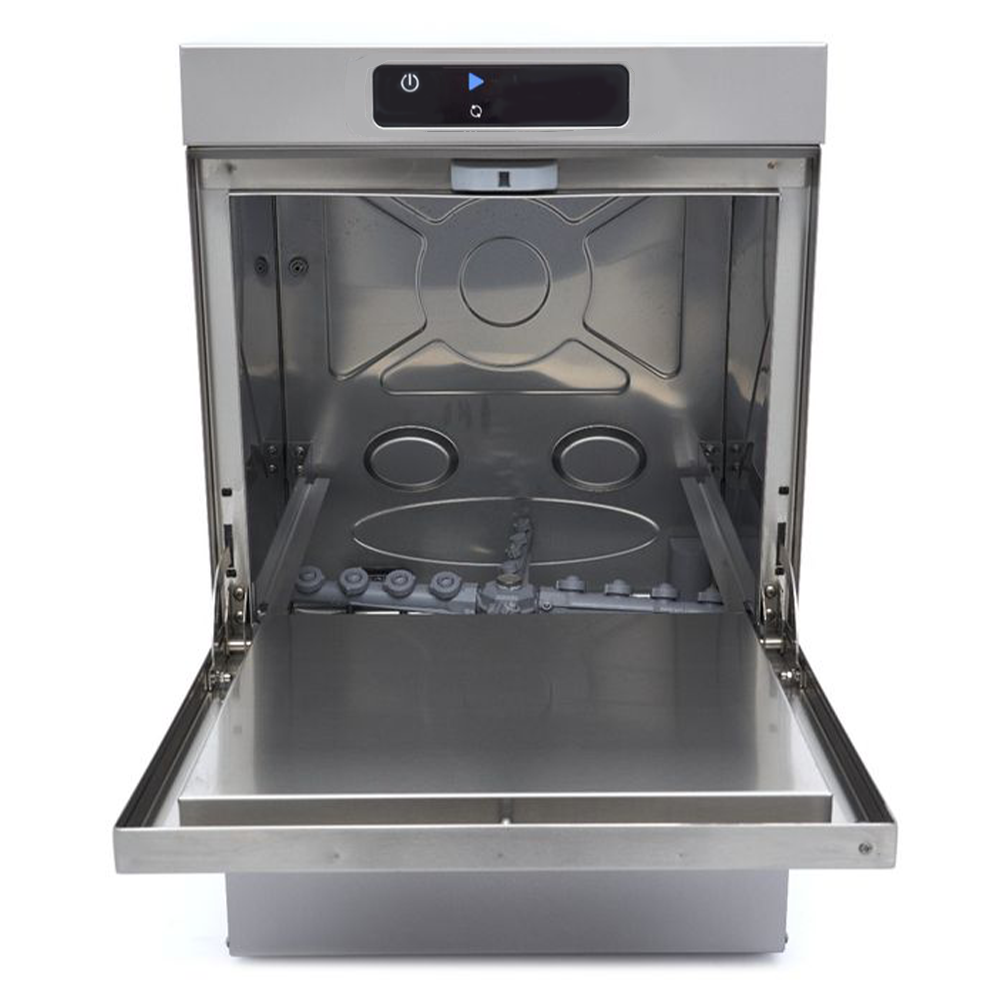 Masina de spalat vase profesionala OZTI cu deschidere frontala, control digital, pompa drenaj, dispenser detergent - 2