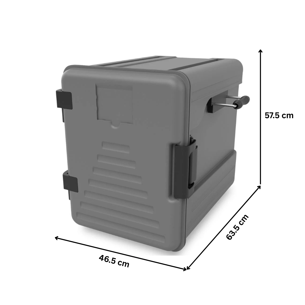 Termobox cu balama laterala, 83 lt, 46.5*63.5*57.5 cm - 3