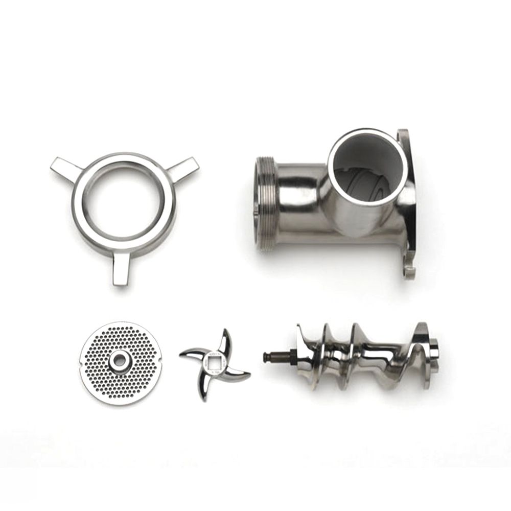 Masina pentru tocat carne, LA MINERVA, inox, 450 kg/h, 30*33*54 cm - 2