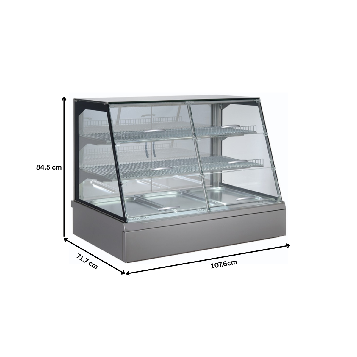 Vitrina rece ADDA 3 cuve GN - 1