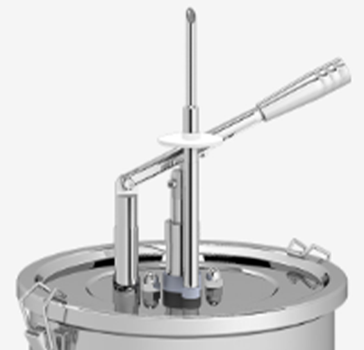 Dozator din inox, cu pompa pt ketchup/mustar/maioneza 10 lt  STANLES STEEL - 2