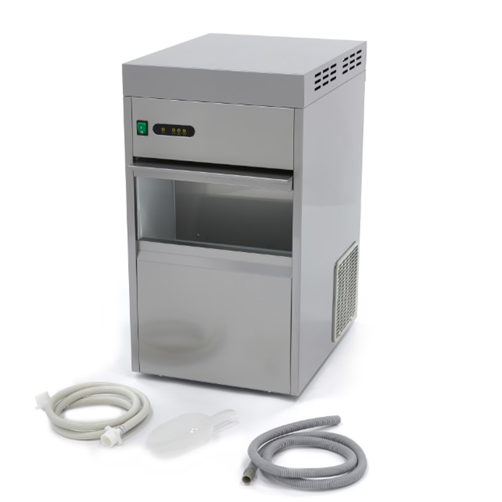 Masina fulgi de gheata profesionala, 50 kg/zi,  cu depozit si agregat intern - 1