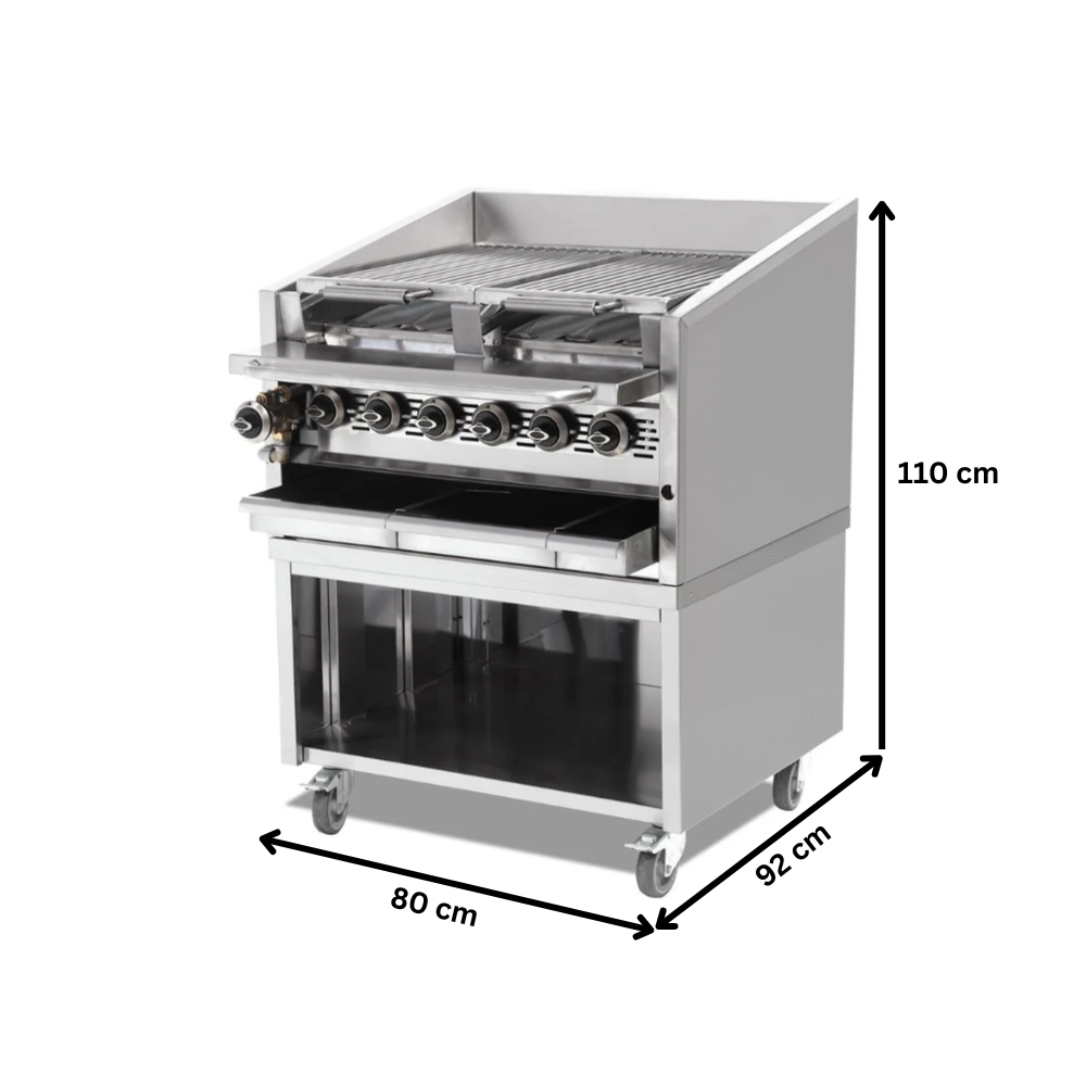 Grill American pe gaz, 80*92*110 cm - 1