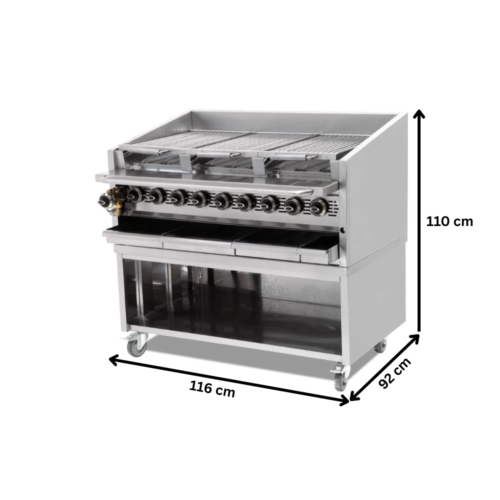 Grill American pe gaz, 116*92*110 cm - 1