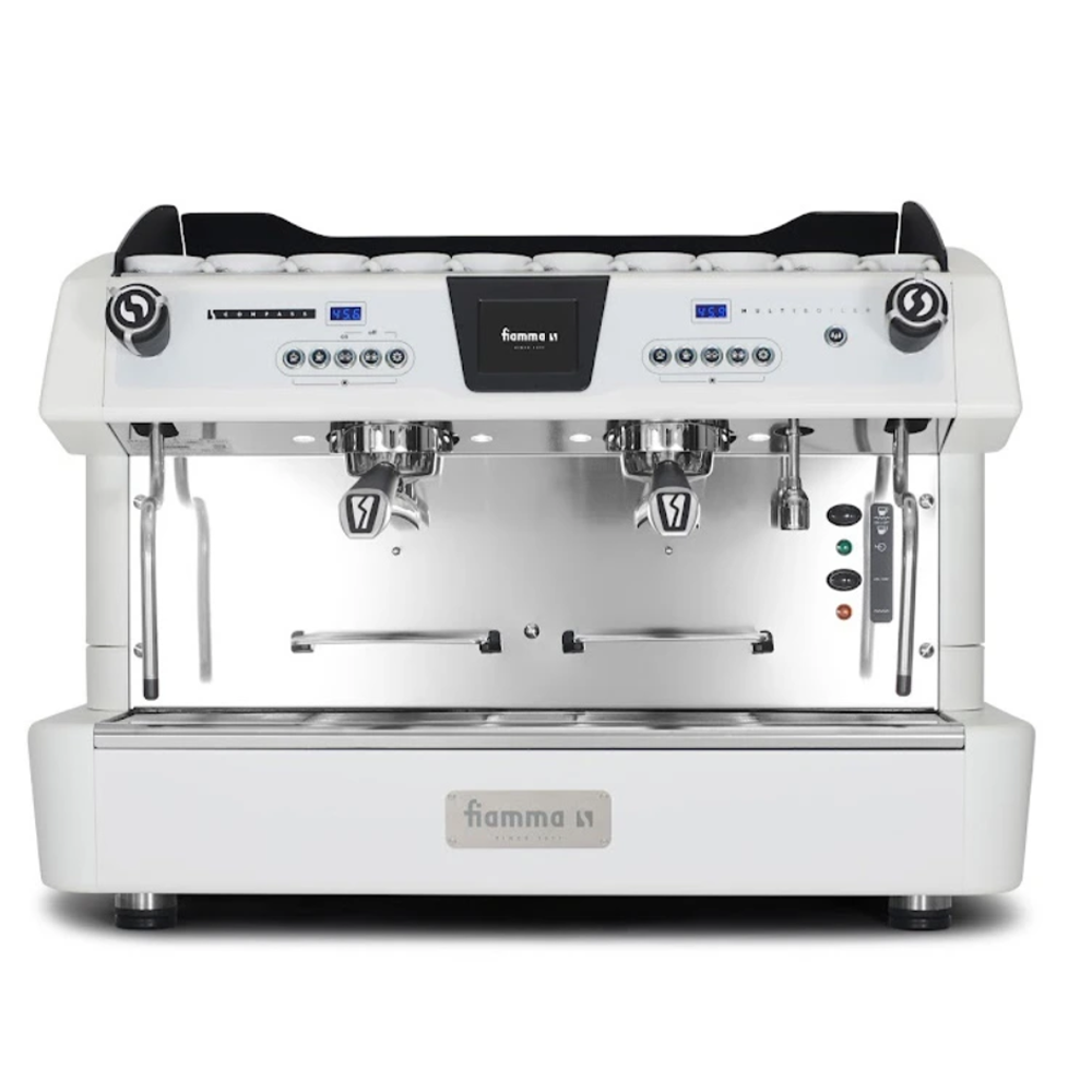 Espressor automat FIAMMA 2 grupuri, inox, 3.7 - 6.7 kW, 75*60*59 cm - 0