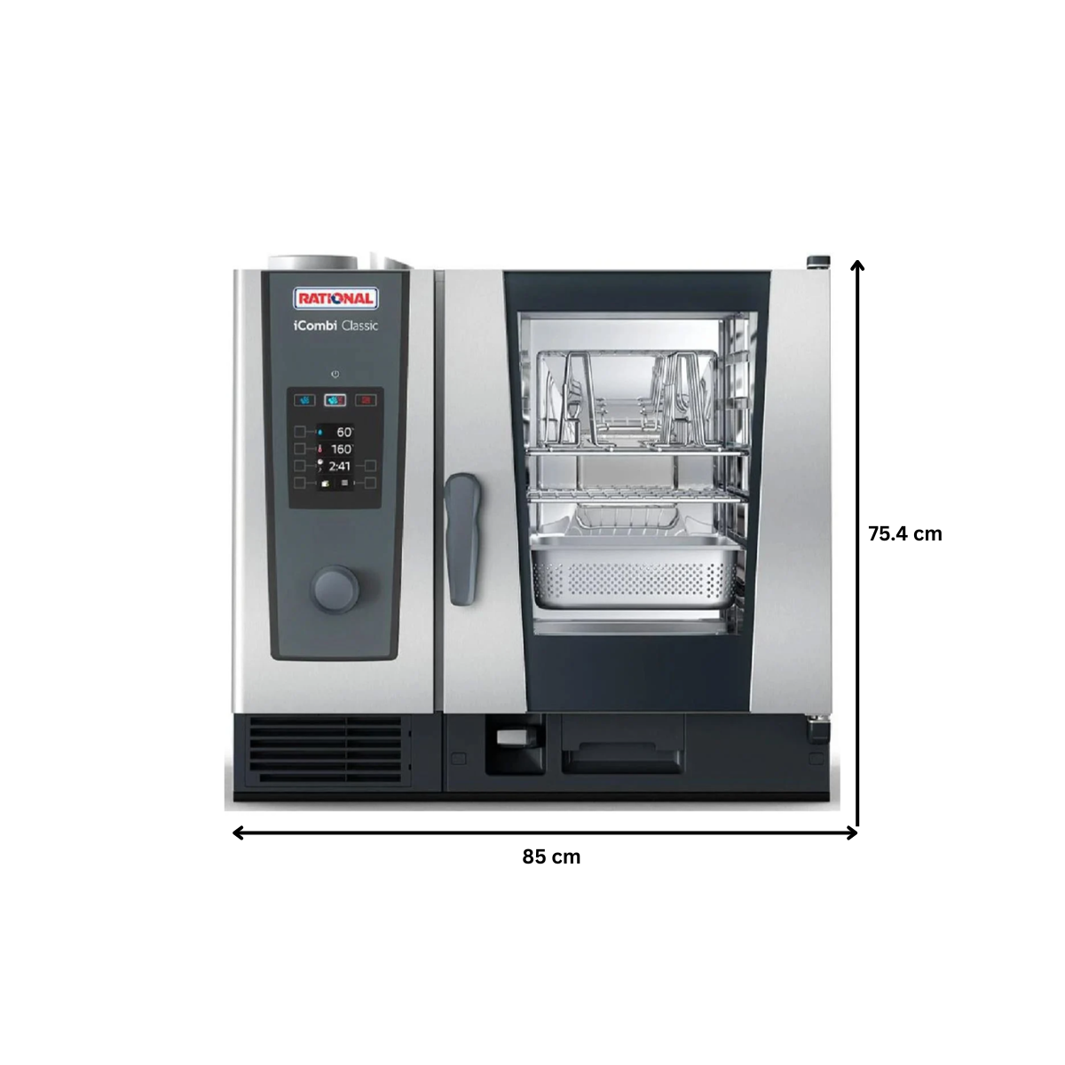 Cuptor profesional RATIONAL iCombi Classic gastro/patiserie, electric cu umidificare automata si boiler, 6 tavi GN1/1 - 6