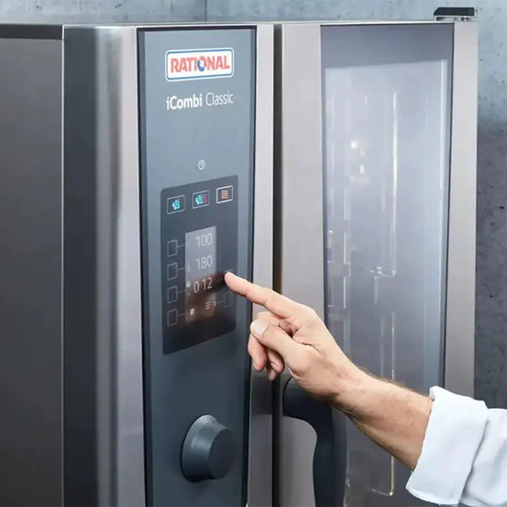Cuptor profesional RATIONAL iCombi Classic gastro/patiserie, electric, cu umidificare automata si boiler, 6 tavi GN2/1 - 1