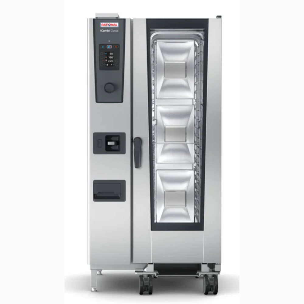 Cuptor profesional RATIONAL iCombi Classic gastro/patiserie, electric cu umidificare automata si boiler, 20 tavi GN1/1 - 0