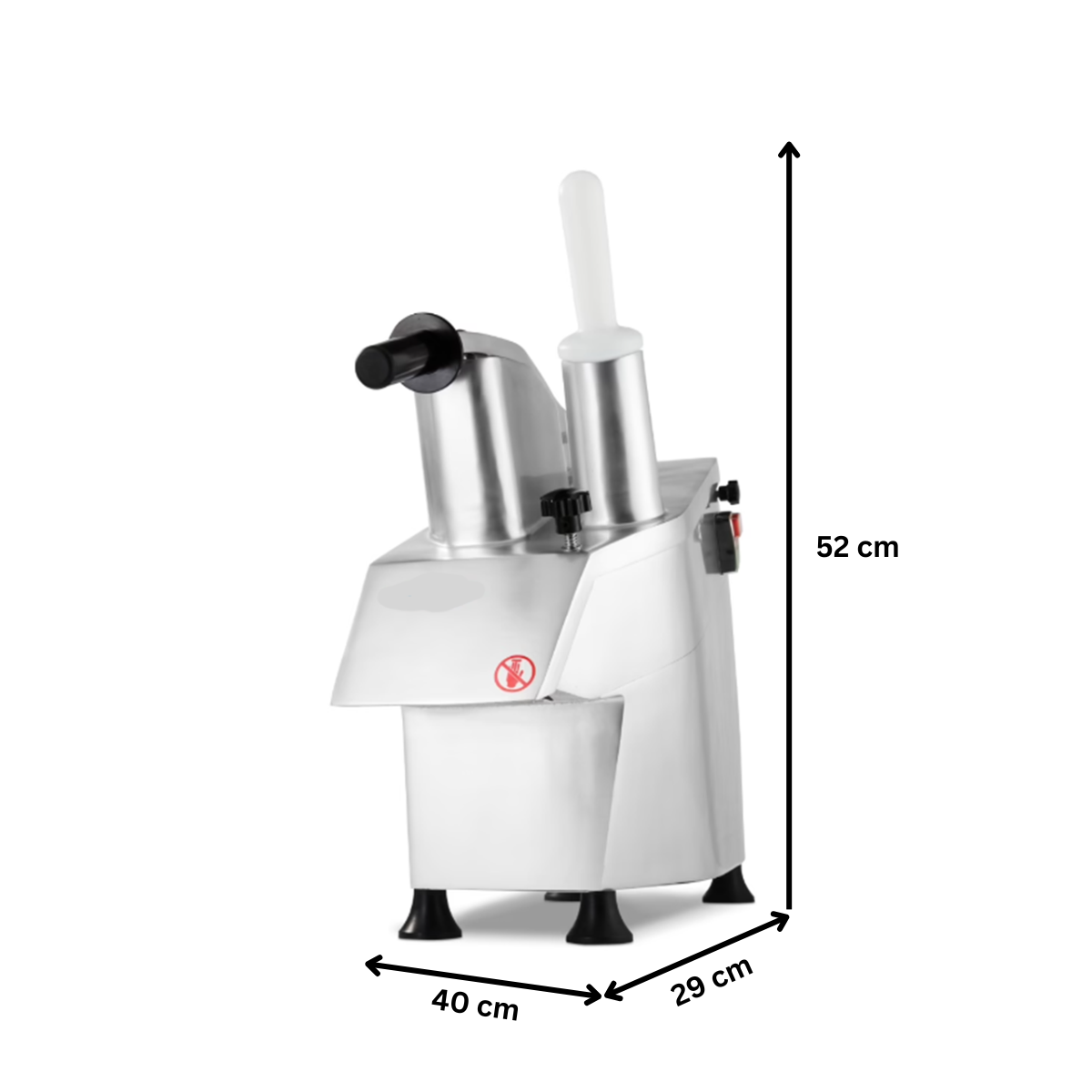 Masina profesionala de taiat si razuit legume, fructe, branzeturi pana la 450 kg/h, 5 discuri incluse - 2
