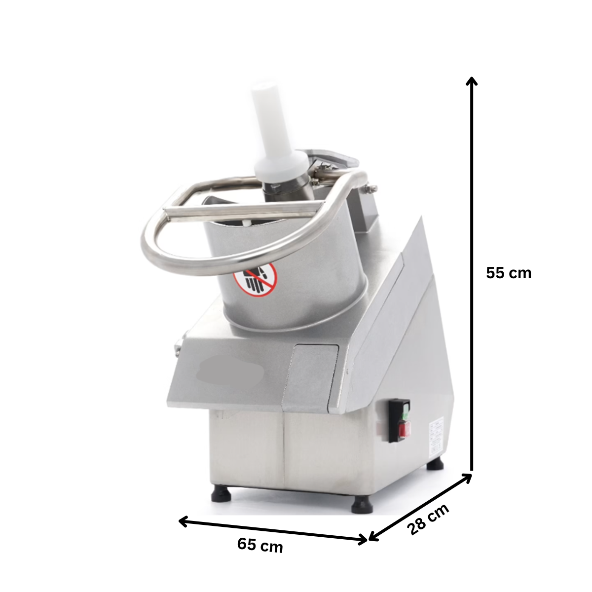 Masina profesionala de taiat si razuit legume, fructe, branzeturi, pana la 450 kg/h , 5 discuri incluse - 10