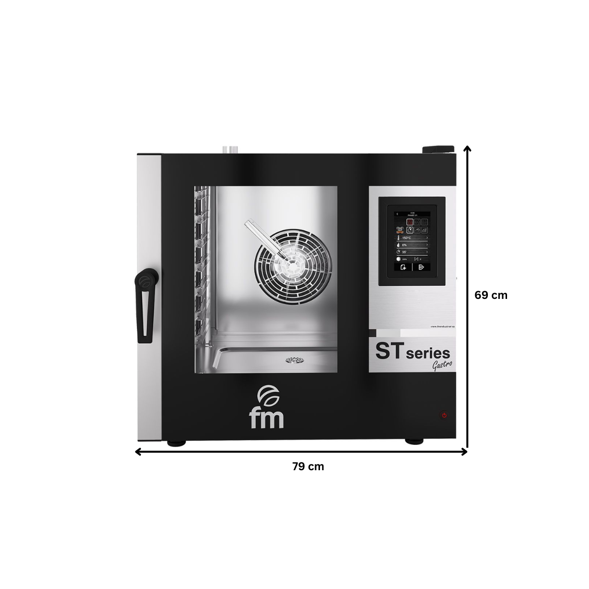 Cuptor profesional gastronomic FM electric cu 5 cuve si panou de control touchscreen - 2