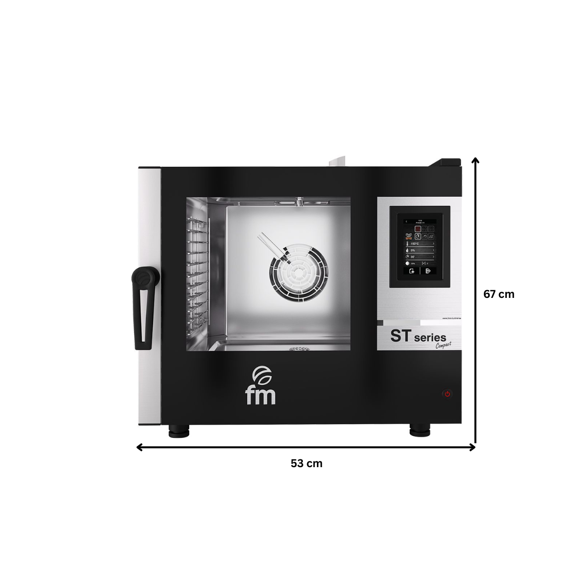 Cuptor profesional gastronomic FM electric cu 4 cuve GN 2/3 Prof. 65 mm sau 6 cuve GN 2/3 Prof. 40 mm sau 11 cuve GN 2/3 Prof. 20mm si panou de control touchscreen - 2