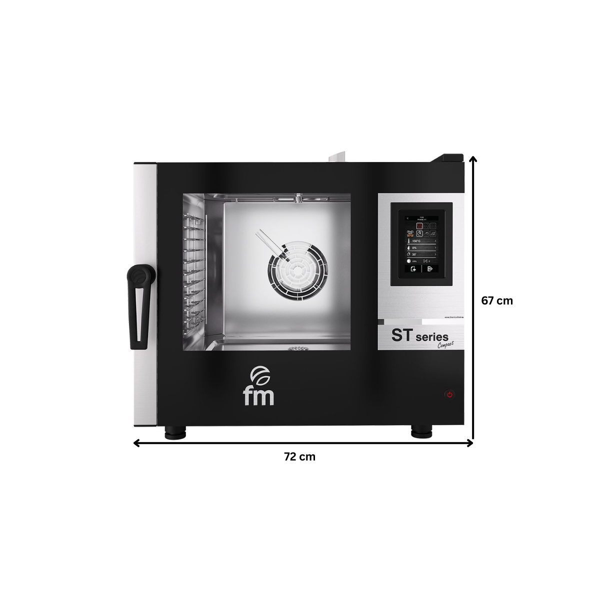 Cuptor profesional gastronomic FM electric cu 4 cuve si panou de control touchscreen - 2