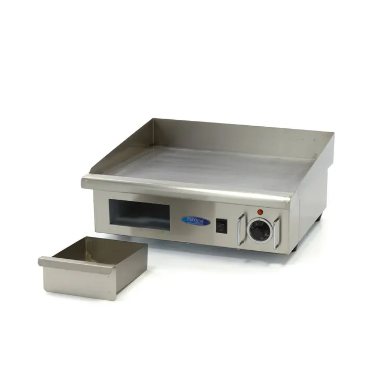 Grill electric profesional cu suprafata neteda MAXIMA - 2