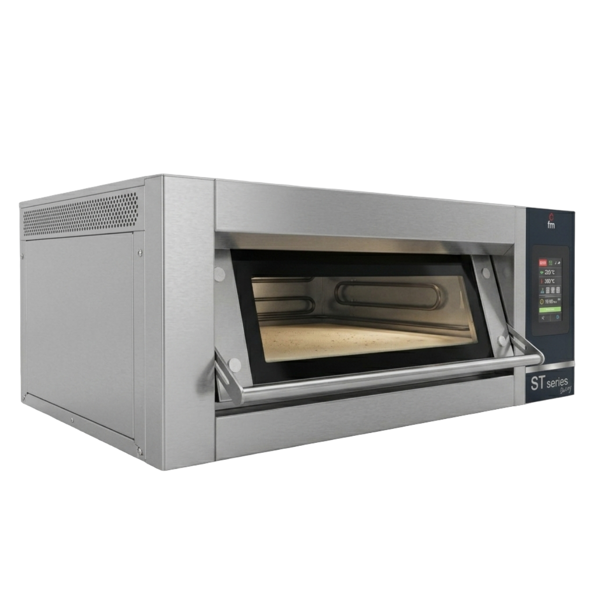 Combi modular profesional FM, cuptor pizza, cuptor patiserie, 1 vatra, capacitate: 2 tavi 60*40, control termic independent - 2