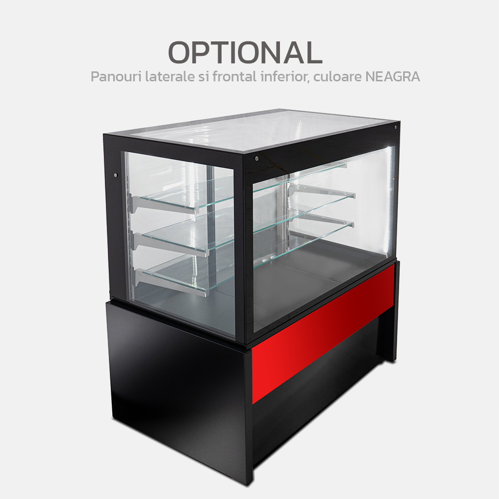 Vitrina frigorifica orizontala, cofetarie, geam drept 150 cm - 3