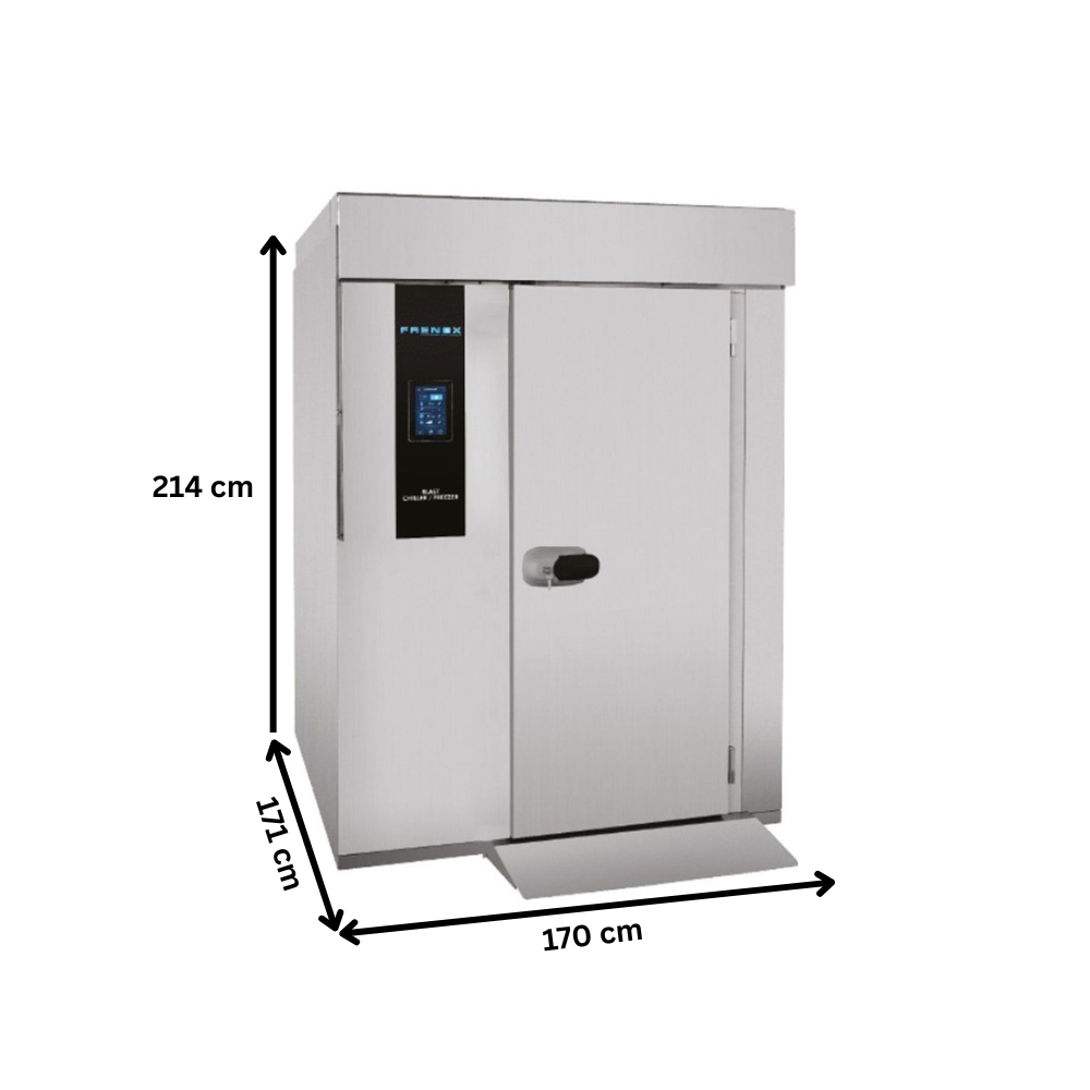 Blast chiller FRENOX, 20+20 cuve, cu grup motor exterior - 6