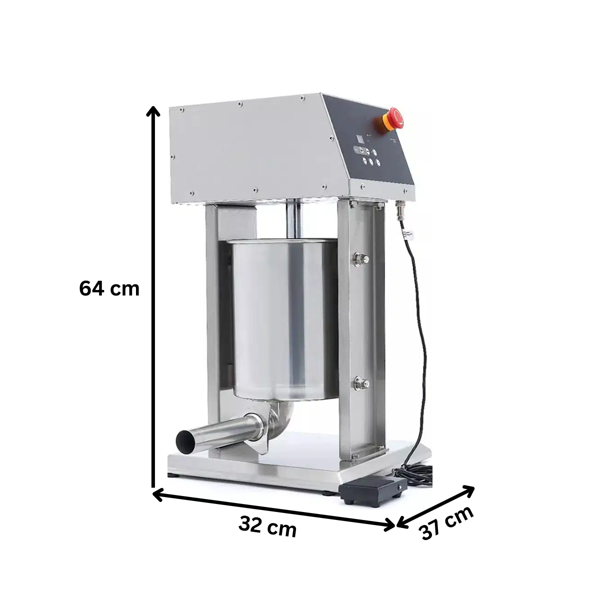 Masina automata de umplut carnati verticala 10 lt - 5