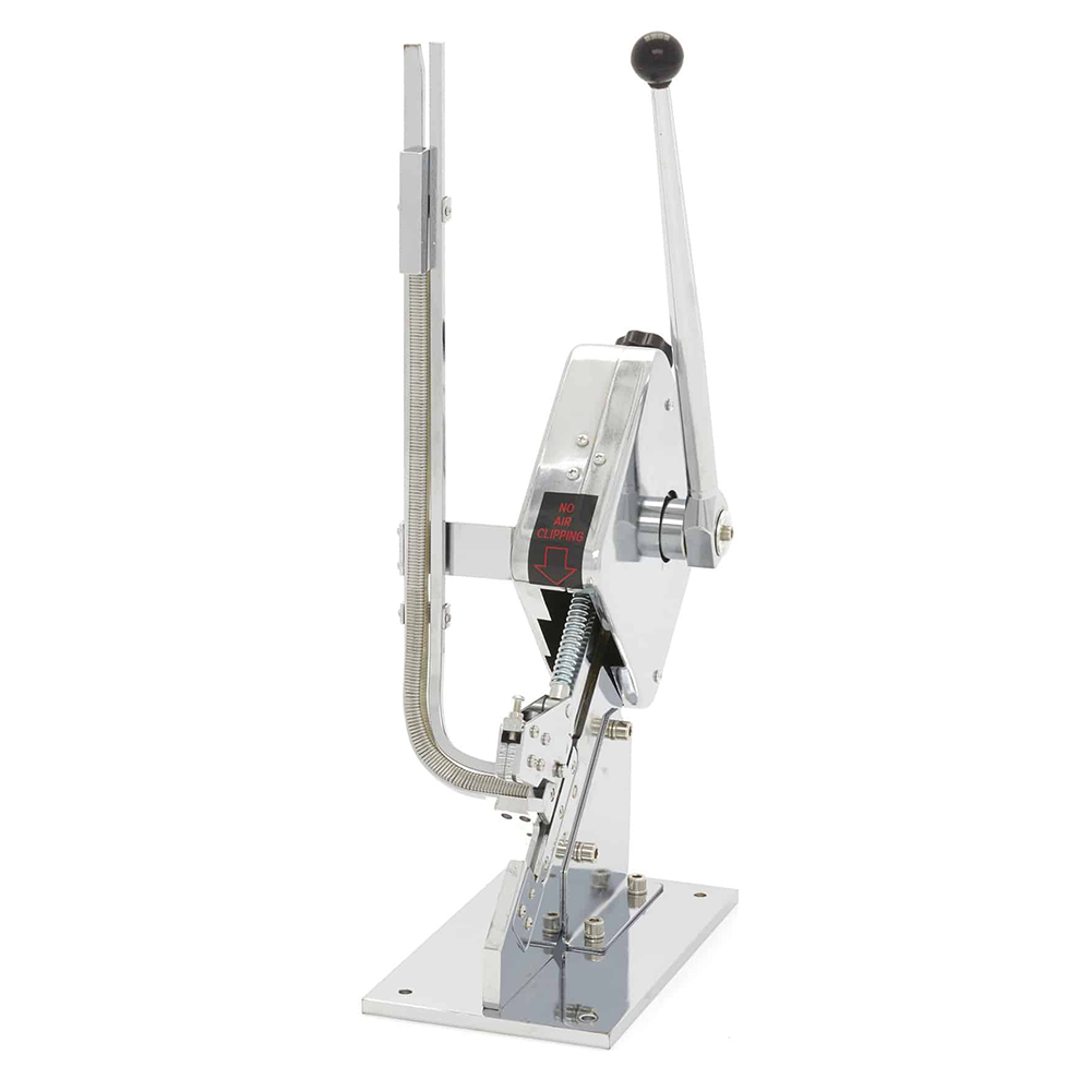 Aparat manual de sigilat / clipsat / capsat carnati, mezeluri, pungi, 26*15**62 cm - 0