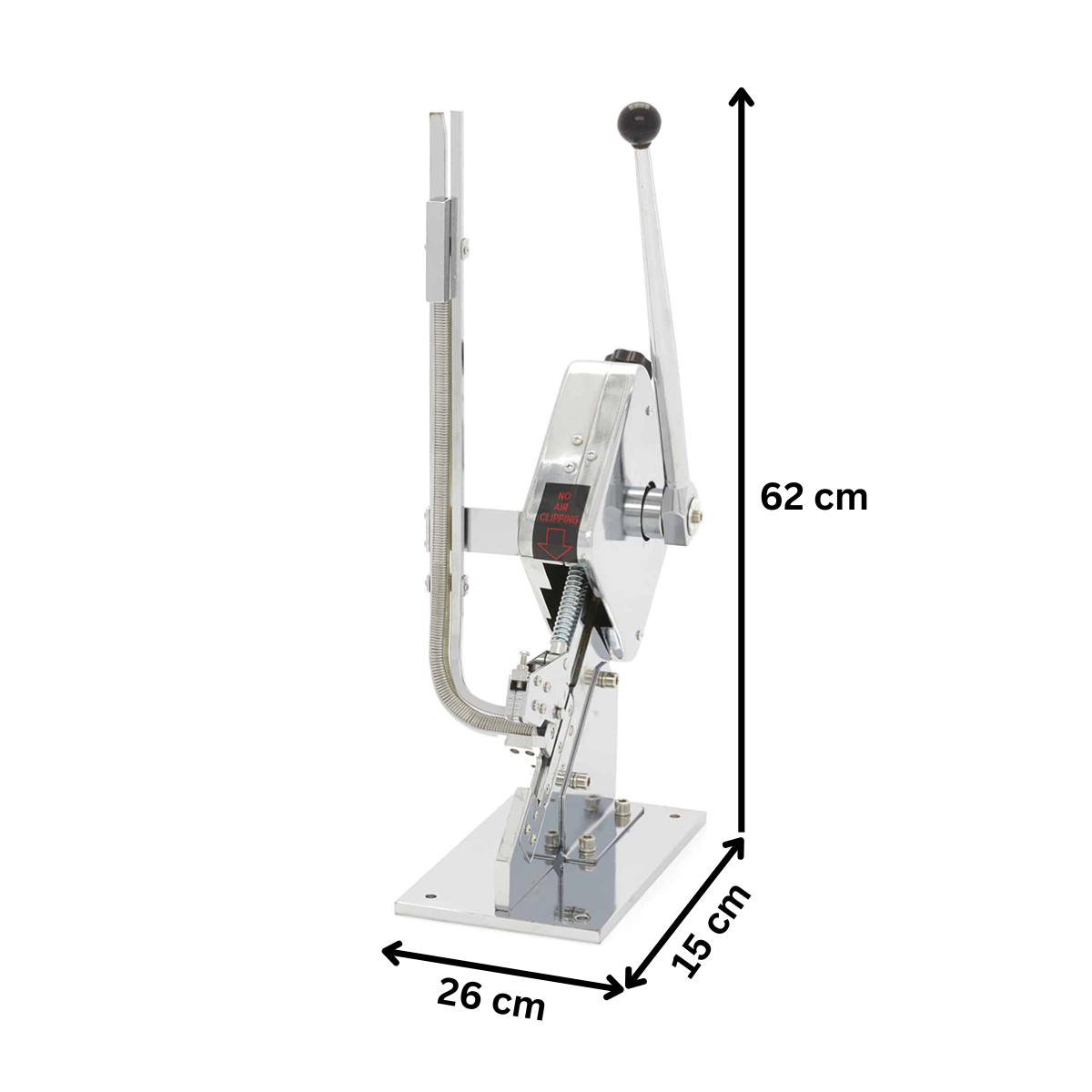 Aparat manual de sigilat / clipsat / capsat carnati, mezeluri, pungi, 26*15**62 cm - 5