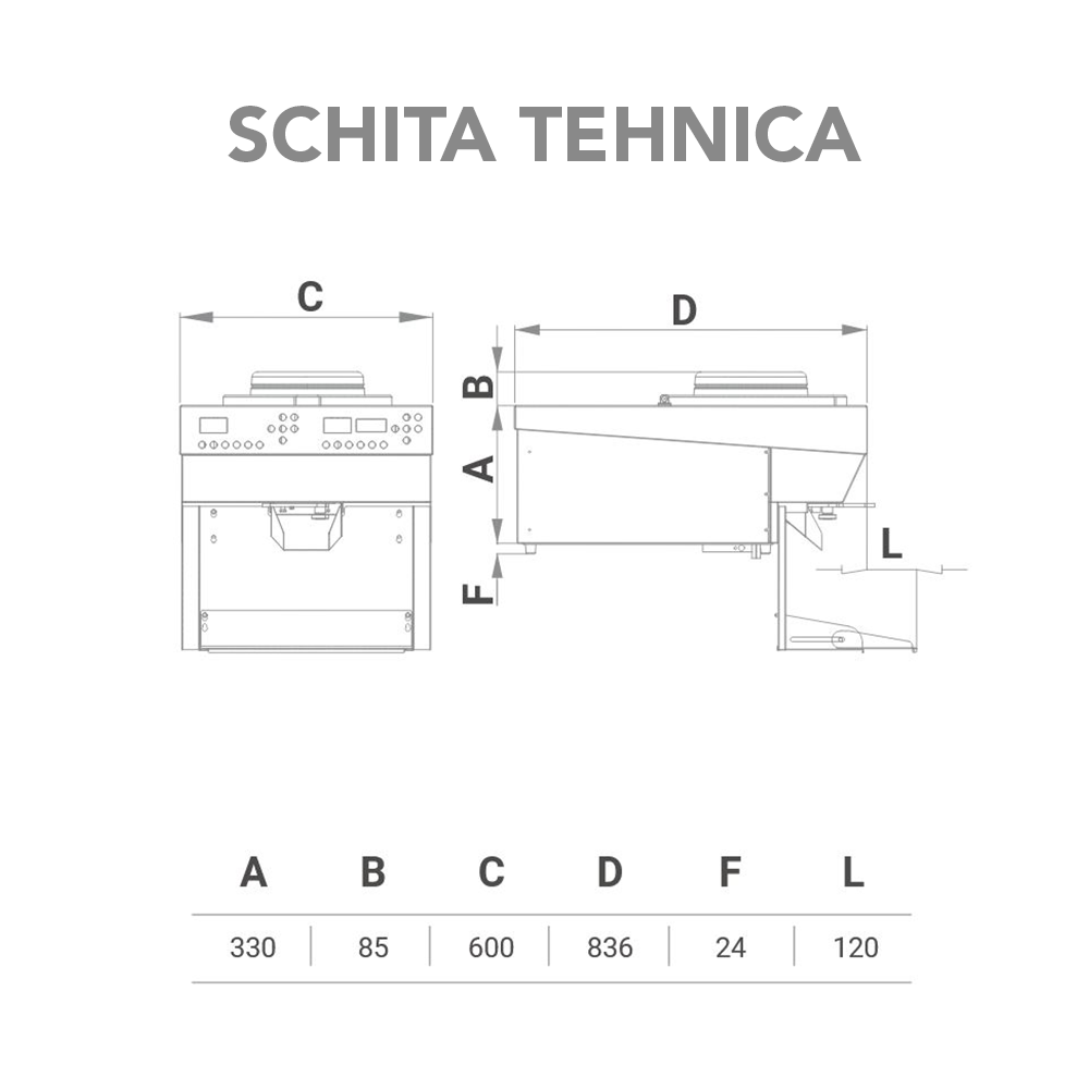 Robot profesional de banc STAF59 pentru pasteurizare, maturare, producere creme 15 lt/90 min - 5