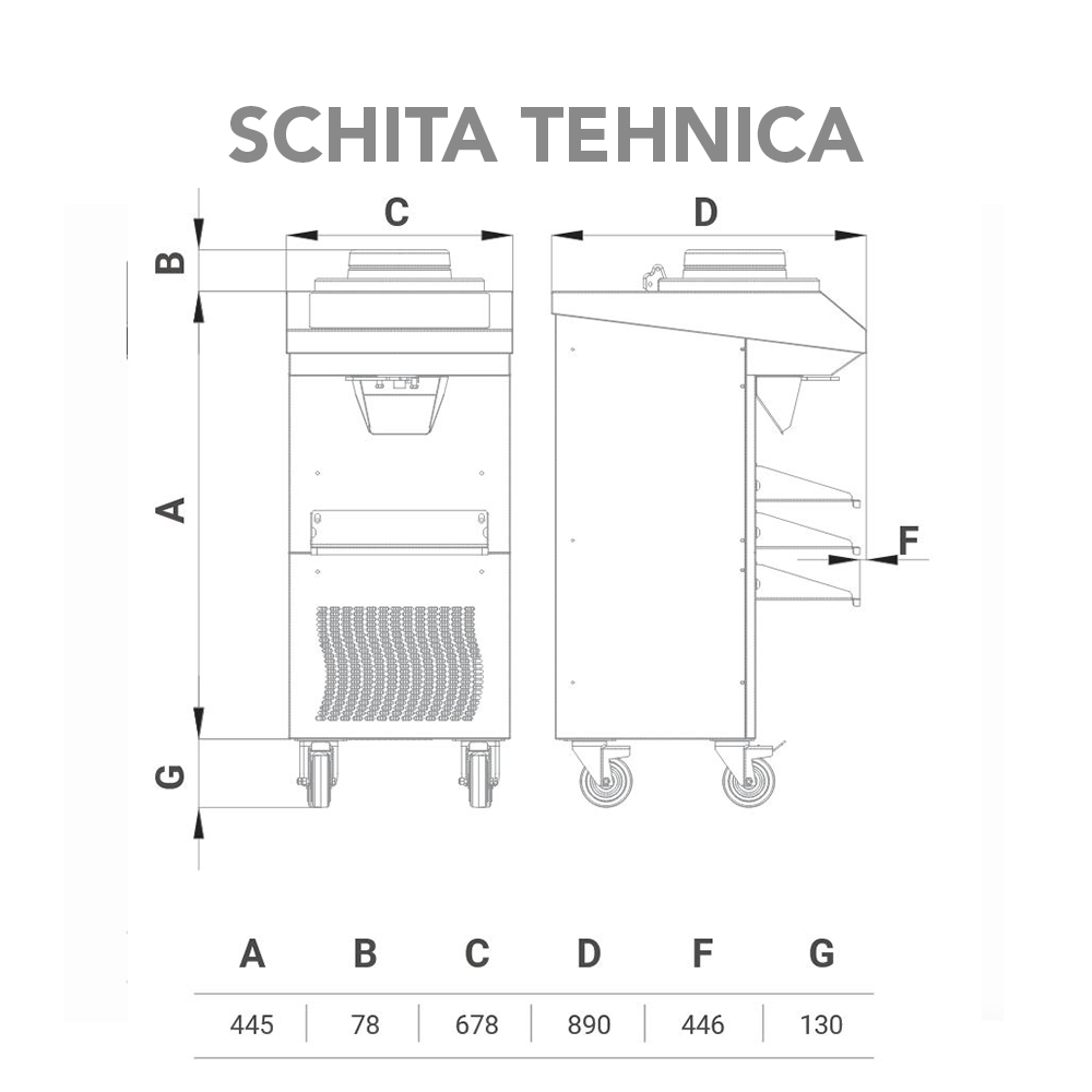 Robot profesional STAF59 cu extractie automata pentru pasteurizare, maturare, producere inghetata 15 lt/h si creme 5 lt/50 min - 5
