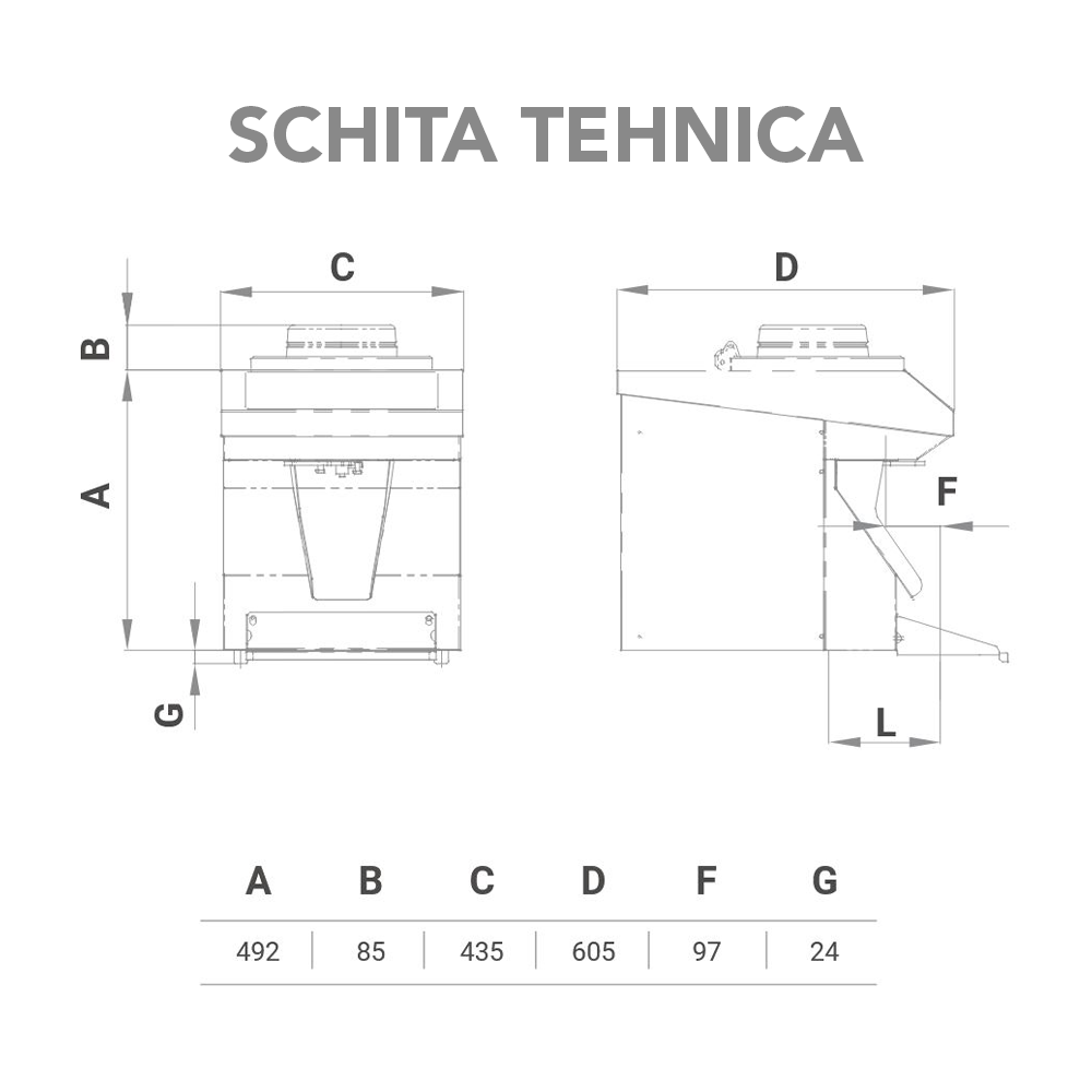 Robot profesional de banc STAF59 cu extractie automata pentru pasteurizare, maturare, producere inghetata 15 lt/h si creme 5 lt/50 min - 5