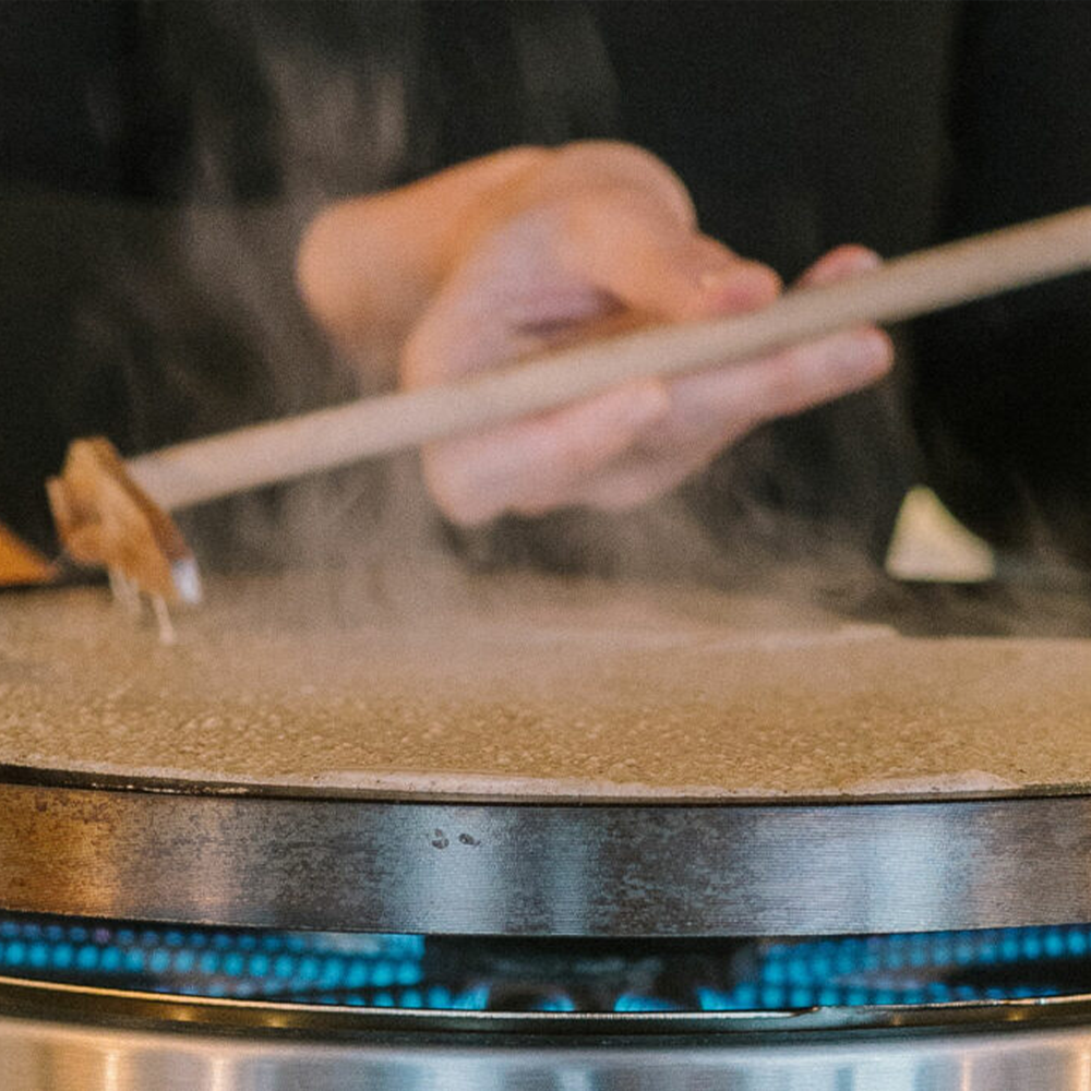 Crepiera pe gaz pentru clatite KRAMPOUZ cu 1 plita diam. 40 cm - 4