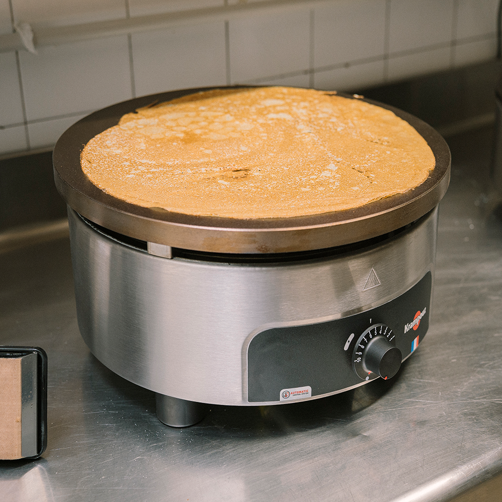 Crepiera pe gaz pentru clatite KRAMPOUZ cu 1 plita diam. 40 cm - 9