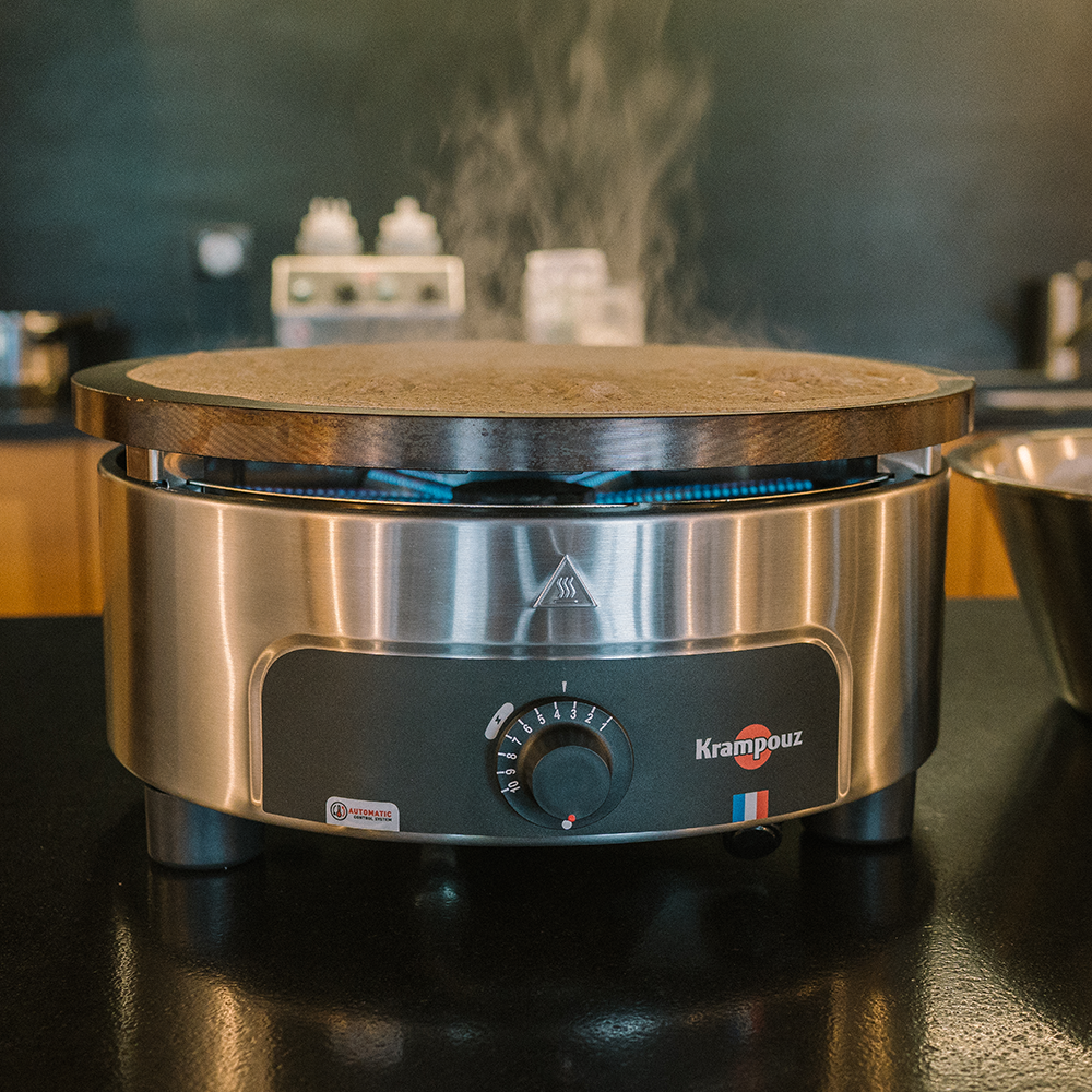 Crepiera pe gaz pentru clatite KRAMPOUZ cu 1 plita diam. 40 cm - 11