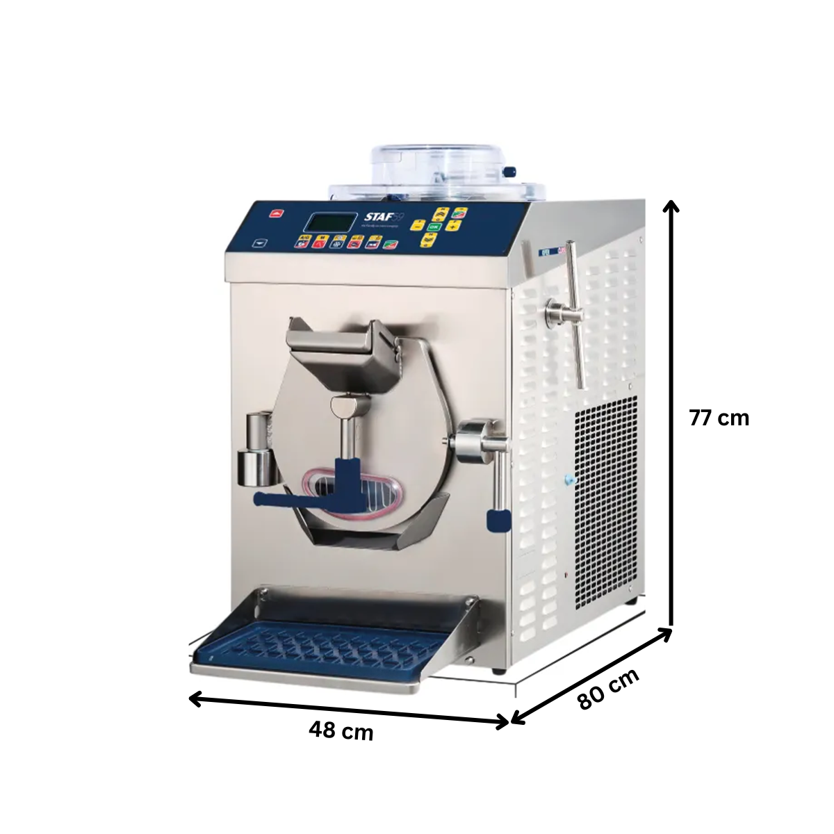 Masina multifunctionala de inghetata de banc STAF59 cu extractie automata, pasteurizare, timer, 20 lt/h, panou digital, control densitate - 2